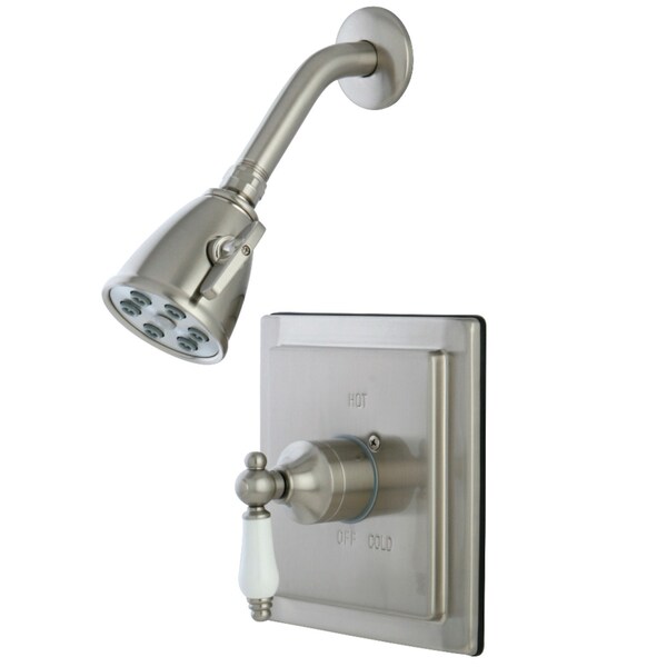 Shower Faucet, 2, Wall Mount, Brushed Nickel